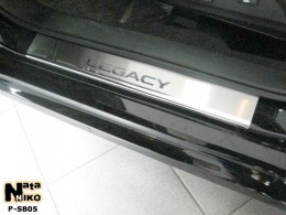 Накладки на пороги Subaru LEGACY V (2009)